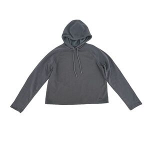 Under Armor Gray Fleece Lined Loose Fit Long Sleeve Hoodie Size Medium Women’s